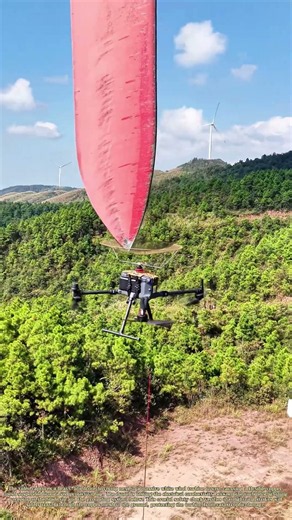 Grounding the Giant: How Drones Connect Copper Mesh to Wind Turbine Tips
