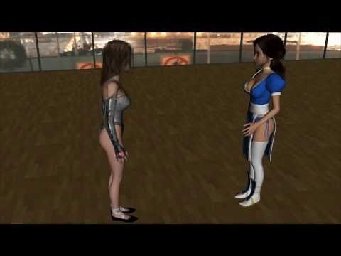 Karate Girl fight 3D
