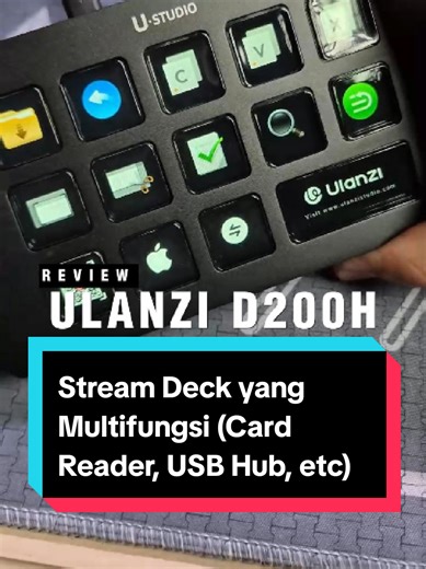Ternyata memang seenak itu pakai Stream Deck untuk Livestream yah apalagi dari Ulanzi D200H ini yang punya fungsi tambahan lainnya seperti USB Hub, Card Reader, Bisa sekaligus charge Laptop / Smartphone saat kita kerja. #ulanzi #ulanzid200h #streamdeck #livestream #igunawanphoto @ulanziindonesia