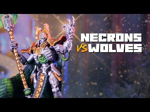 Necrons vs Space Wolves - Warhammer 40k 10th Edition Battle Report