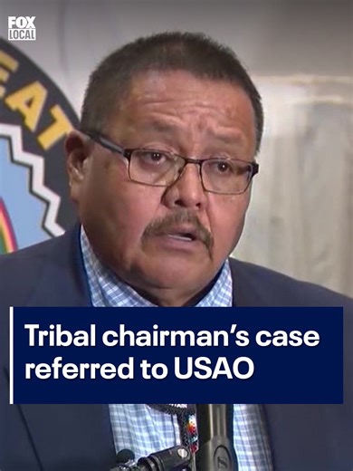 There are new developments in an investigation involving the chairman of a Native tribe in Arizona. According to a spokesperson with the Bureau of Indian Affairs, the investigation into White Mountain Apache Tribe's Chairman, Kasey Velasquez, has been referred to the U.S. Attorney's Office for federal prosecution. We first reported on the allegations made against Velasquez in July 2025. At the time, multiple sources told us that the incident happened during work hours in June that same year. #fo