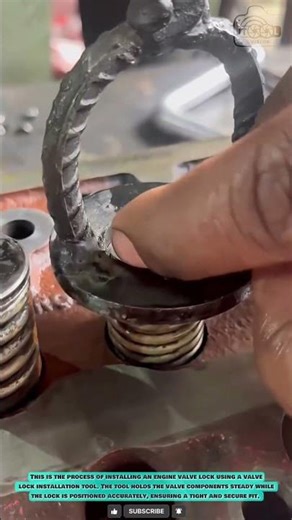 Valve Lock Installation Tool: Secure Engine Valve Keeper Fitting for Precise Assembly