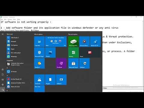 How to add software file & folder in WINDOWS DEFENDER EXCLUSIONS