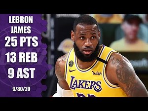 LeBron James records 25-13-9 for Lakers vs. Heat [GAME 1 HIGHLIGHTS] | 2020 NBA Finals