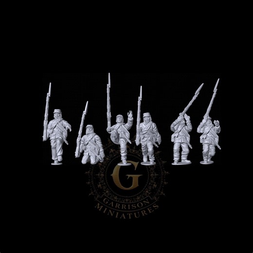 Union Infantry Casualties X6 Set 1: 28mm Civil War Wargame & Display Miniatures - Etsy