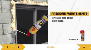 Sika Boom® es una espuma de poliuretano de curado rápido, adecuada...