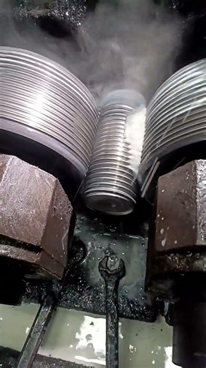 How is a metal threaded rod made? Immersive first-person view
