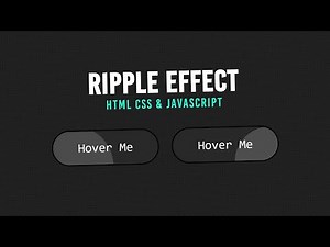 Button Ripple Effect on Click Using CSS3 & Vanilla Javascript