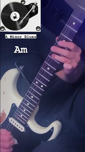 Slow Blues guitar solo - A minor 🎸
