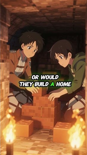 Eren and Mikasa in Minecraft: Can Love Survive Titans?