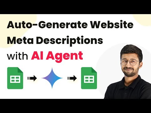 How to Use an AI Agent to Auto-Generate Engaging Website Meta Descriptions