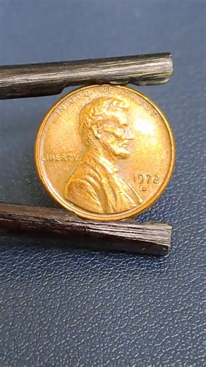 1972 D Lincoln Cent with Obverse Die Clash #errorcoins #errorcoin #minterror #minterrors #coinerror #coinerrors #coincollecting | Errorsmus
