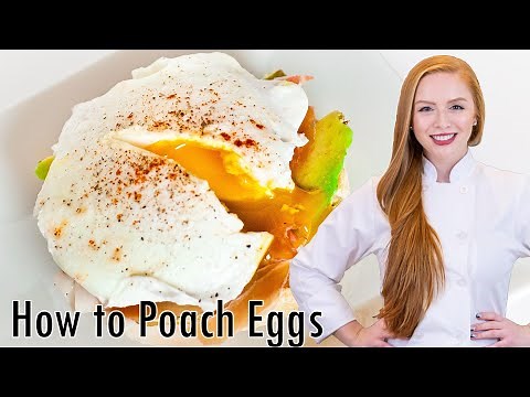 How to Make Poached Eggs - Easy & Fail-Proof Method!!