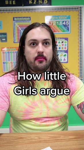 How little girls argue 🤣 #kids #school #teacher