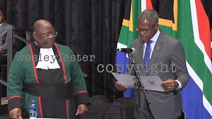 Cyril Ramaphosa ropes in leaders of other parties in ANC led cabinet Cape Town, South Africa - 3 July 2024: As a result of the African National Congress (ANC) having lost its parliamentary majority in the 2024 national and provincial elections, leaders of smaller parties were appointed to cabinet posts, with ANC ministers still dominating the cabinet. The swearing in ceremony took place at the Cape Town International Convention Centre (CTICC). The party leaders who now hold cabinet posts are: Jo