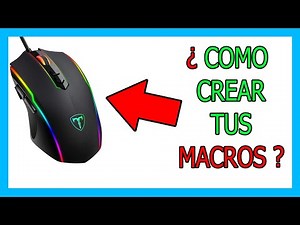 ⚠️ APRENDE ⚠️a configurar tus MACROS del Raton Pictek Te explicamos las Funciones del programa
