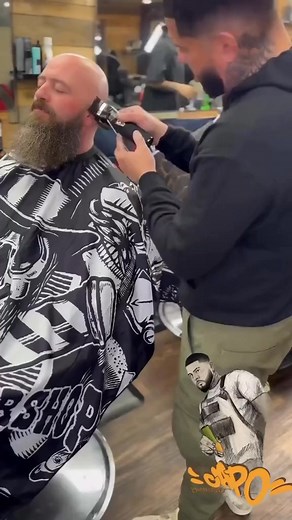 #chatgpt #mensfacialhair #ducktailbeard #barbershop #hair #beard #hairstylist #haircut #photoshop #mensgrooming | white sh beard