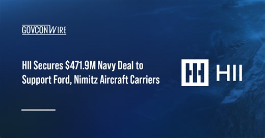 HII Wins $471.9M Navy Contract for Aircraft Carrier Support
