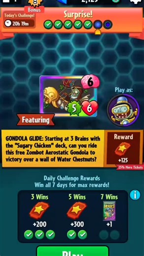 The ZombotTron on Instagram: "Daily Challenge of the February 15 2026 #dailychallengepvzheroes #pvszheroes #gameplay #TheZombotron"