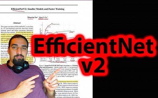 【双语字幕】EfficientNetV2论文解读