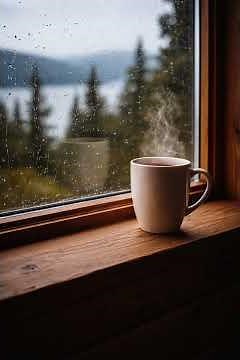 雨の音 勉強・睡眠｜外はしっかり雨、部屋は静止｜集中が切れない60秒 #雨の音 #集中 #睡眠