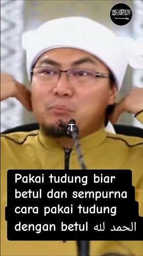 Cara pakai tudung yang betul dan semak kembali | How to wear a hijab correctly and check again