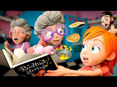 BEDTiME STORiES with Rita & Betty!! new Cooking Show cartoon! night time routine with Adley and Dad