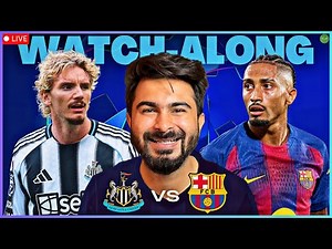 Newcastle v Barcelona | Man City v Napoli Champions League Watchalong LIVE | TFHD