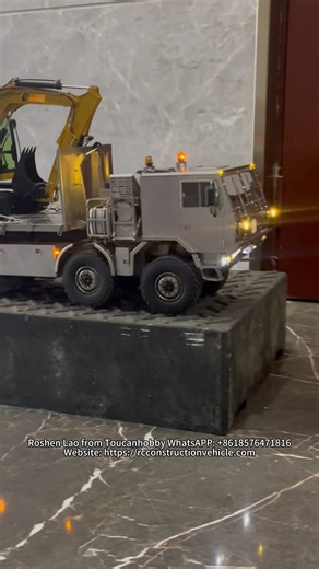 No fear! 😎 The 1/14 8X8 Hydraulic Off-Road Military Truck crushes obstacles, giving you rock-solid stability – just go all out! 💪#rc #model #machine #truck #car #T815 #hydraulic #modeling | Toucanhobby