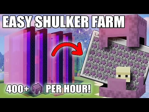 Minecraft: Easy Shulker Shell Farm |The Best Shulker Shell Farm | Tutorial 1.16 - 1.17 - 1.18 - 1.19