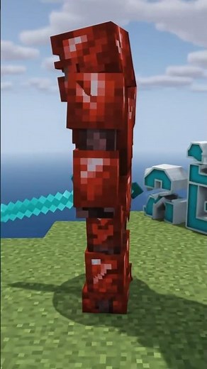 डार्क डेमन वॉरियर Minecraft Skin 😈 | Red & Black Cursed Armor | 4K Skin