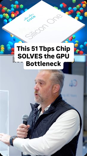 David Bombal on Instagram: "This 51Tbps Chip SOLVES the GPU Bottleneck This video is sponsored by Cisco. #cisco #ai #datacenter @cisco"