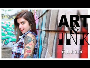 Inked Magazine contest Featuring charismatic Miss Keely Marie Model and one of the host of Art&INK