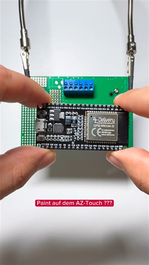 271K views · 1.1K reactions | Paint auf dem AZ-Touch #azdelivery #electronics #microelectronica #diy | AZ-Delivery - Elektronik, Technik und mehr | Facebook