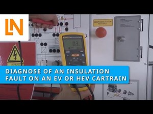 Diagnose of an Insulation Fault on an Electric Vehicle or HEV with CarTrain