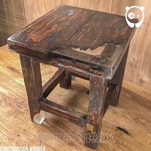13M views · 39K reactions | Restoring an old chair with epoxy resin Construction worker: goo.gl/kvgPEf | Crafty Panda | Facebook