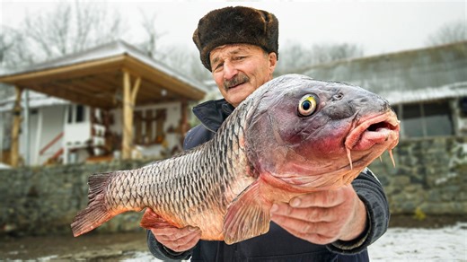 The best way to cook a giant fish crispy at home