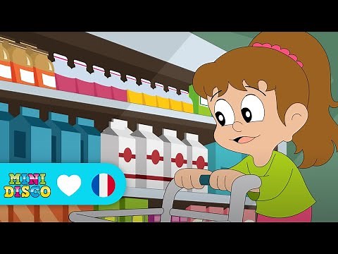 FAIRE LES COURSES | Chansons pour enfants | Les comptines | Minidisco