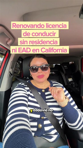 Renovando mi licencia en California, aunque aún no llega ni mi residencia ni mi permiso de trabajo. Fue un trámite demasiado rápido porque avancé varios pasos en línea, llegué a las 9, mi cita era a las 9:10 y a las 9:25 ya tenía el documento. En California te pueden otorgar licencia de conducir aunque no tengas estatus legal, pero no será real ID, solamente servirá para conducir, cuando tenga mi residencia puedo hacer el cambio a real ID nuevamente. Aquí podes avanzar pasos en línea y luego lle