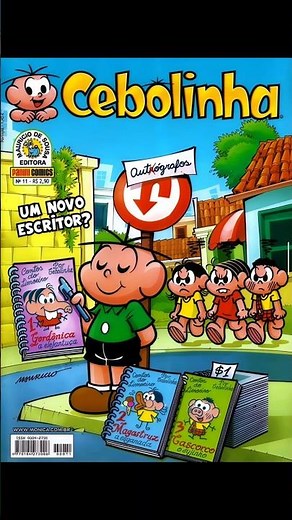 Tirinha do Cebolinha, Cebolinha viu a C@lcinha da Mônica | Narra Quadrinhos