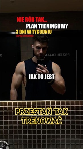 Stop training like that! Change your system ✅ Training Plans - SadowskiTrenuje