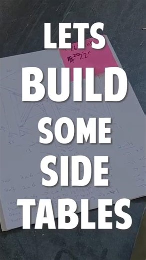 Lets Build Some Side Tables #woodworking #diy