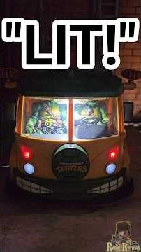 THIS VAN IS LIT YOOO! #tmnt #joytoy #wirelesslighting