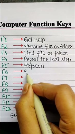 computer function key 🗝️👍👌#computereducation #treandingshort #viralvideo #computertechnic