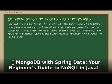 Master MongoDB with Spring Data in Java! 🚀 Beginner's NoSQL Guide for Developers 💻