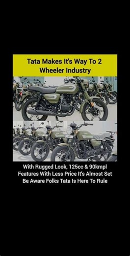 Tata Enters Two-Wheeler Market