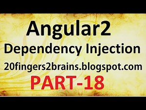 Angular 2 - Service and Dependency Injection