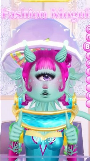 Hair tutorial For Alien Girly👽 #dresstoimpress #roblox