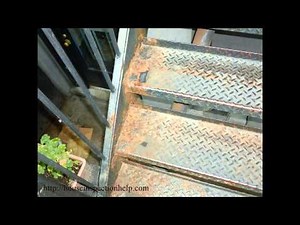 Rusted Metal Stairs Can Be Dangerous – Stairway Inspection