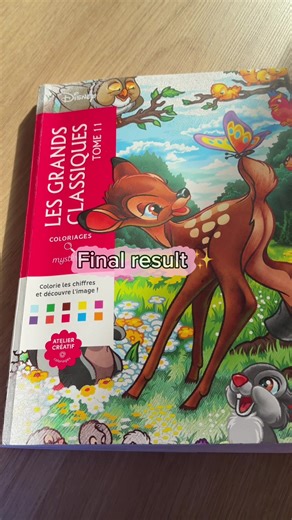 One of my favorite spreads from Disney Hachette ✨ Volume 11, pages 81–82 Final details, calm colors, and a finished page. If you’re interested in the color code, let me know in the comments 💛 #disneycoloring #hachette #coloringbook #cozyart #coloringtherapy